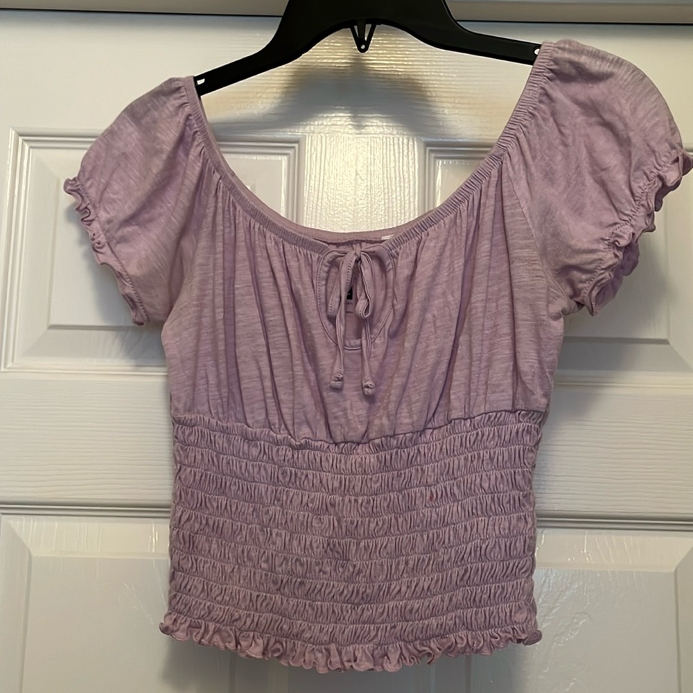 Milk made crop top lilac size small from PacSun.